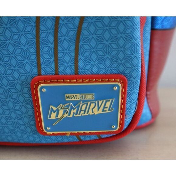 Loungefly MVBK0205 Women's Marvel Ms. Marvel Cosplay Mini Backpack - Picture 8 of 12